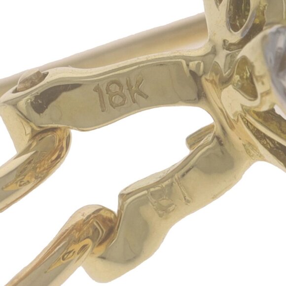 Bellarri Citrine Iolite Stud Earrings Yellow Gold 18k .24ctw Pierced/Non-Pierced - Picture 5 of 6